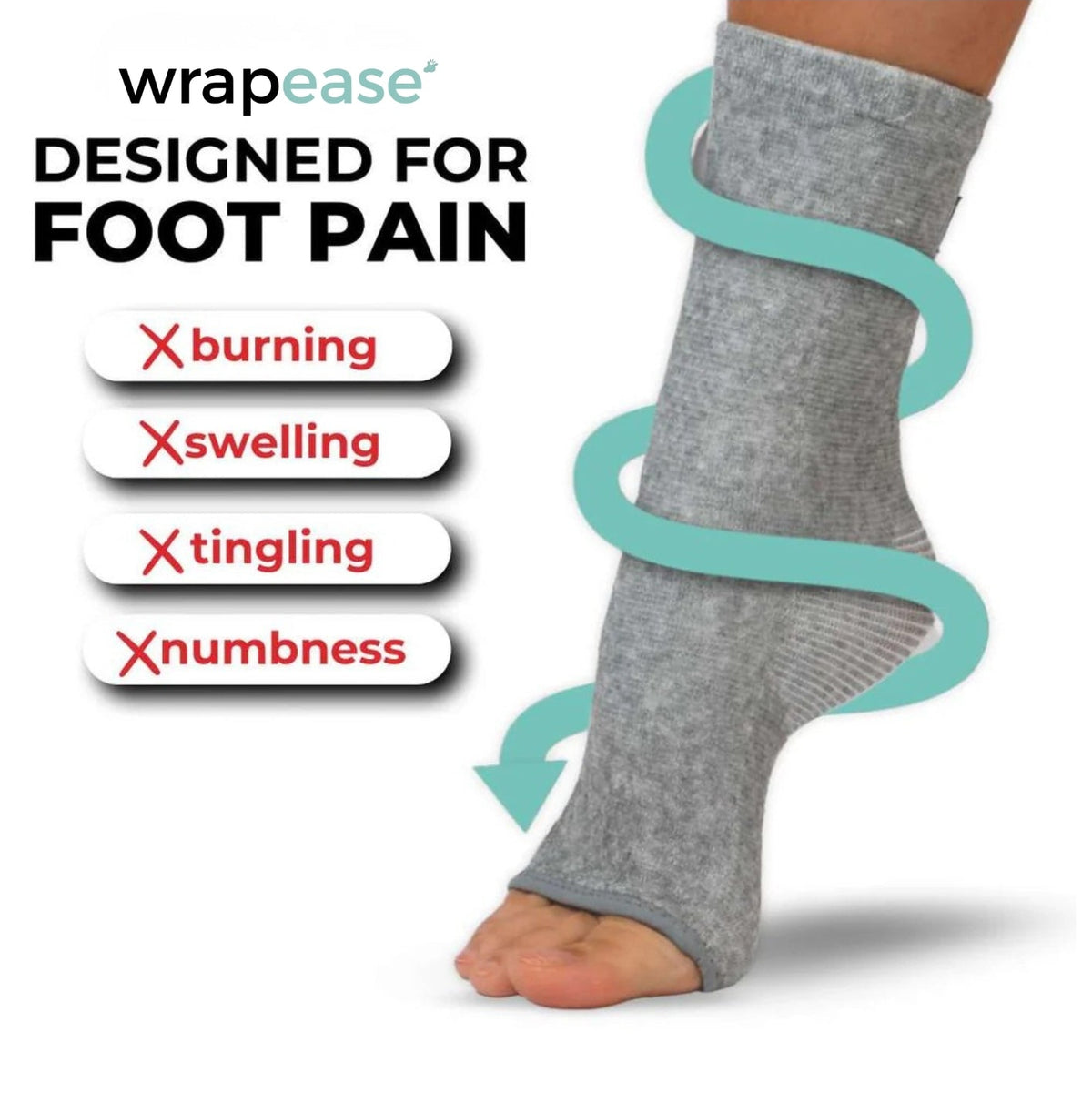 Soft Bamboo Anti-Fatigue Compression Foot Sleeves