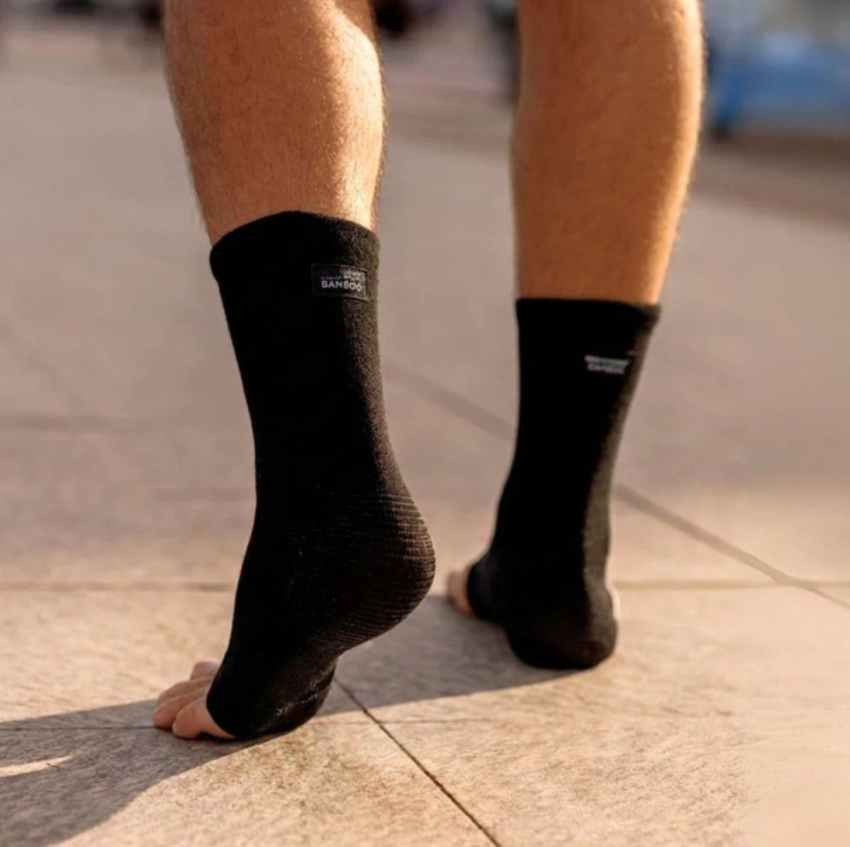 Soft Bamboo Anti-Fatigue Compression Foot Sleeves